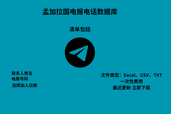 孟加拉国电报电话数据库